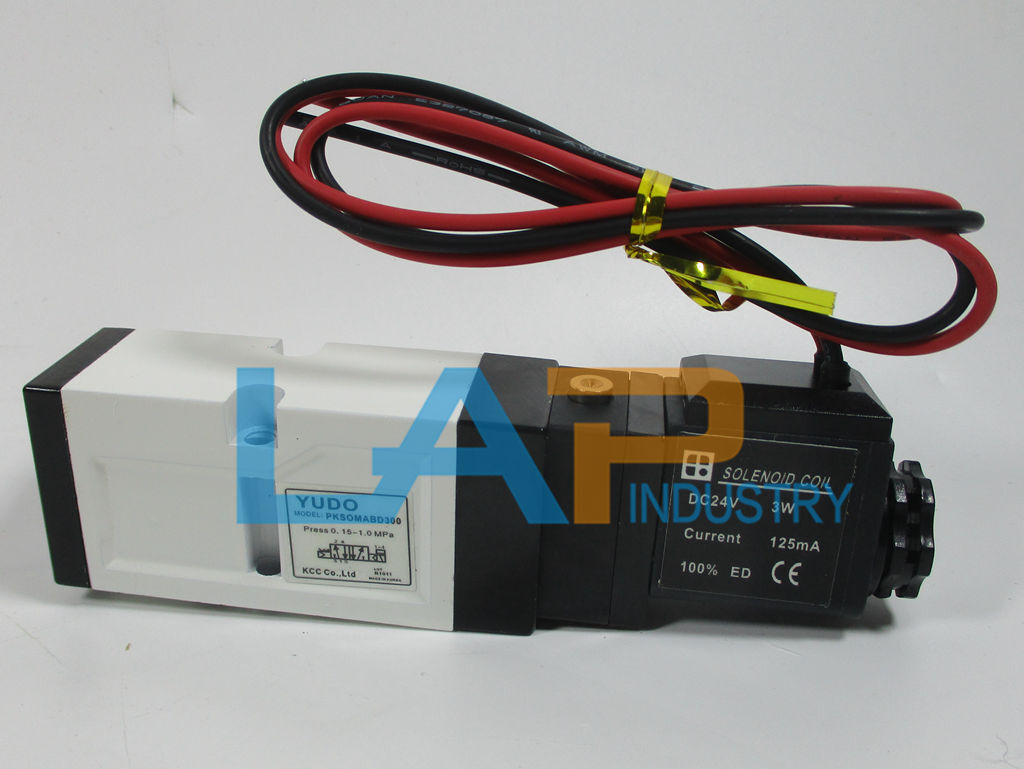new 1PCS  FOR YUDO PKSOMABD300 Pneumatic hot channel flow solenoid valve DC24V