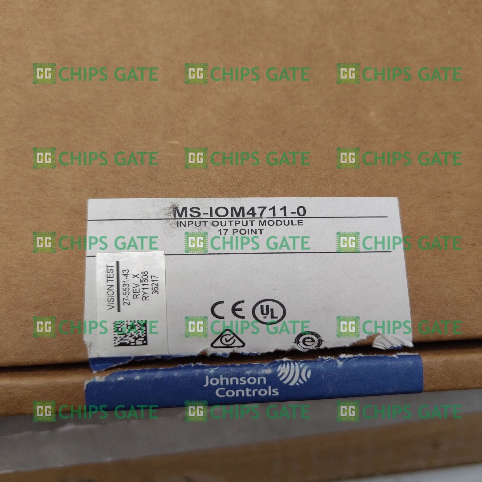 used JOHNSON CONTROLS METASYS IOM CONTROL MS-IOM4711-0 REV V SW VER 6.2 - JOHNSON CONTROLS