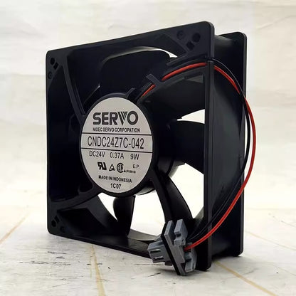 SERVO CNDC24Z7C-042 DC24V 0.37A 9W 2-Pin Inverter Cooling Fan