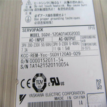 YASKAWA SERVO DRIVE DRIVER SGDV-120A01A - YASKAWA