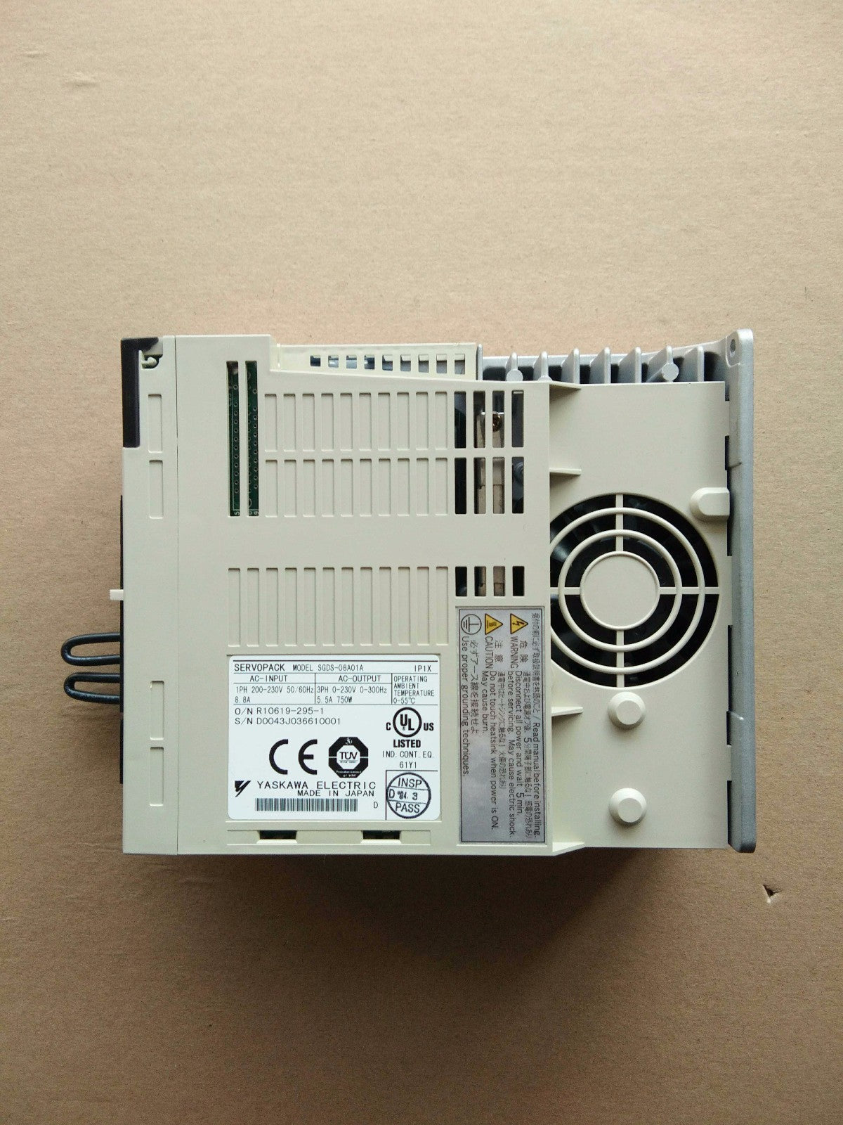 1PC YASKAWA SGDS-08A01A AC SERVO DRIVER SGDS08A01A