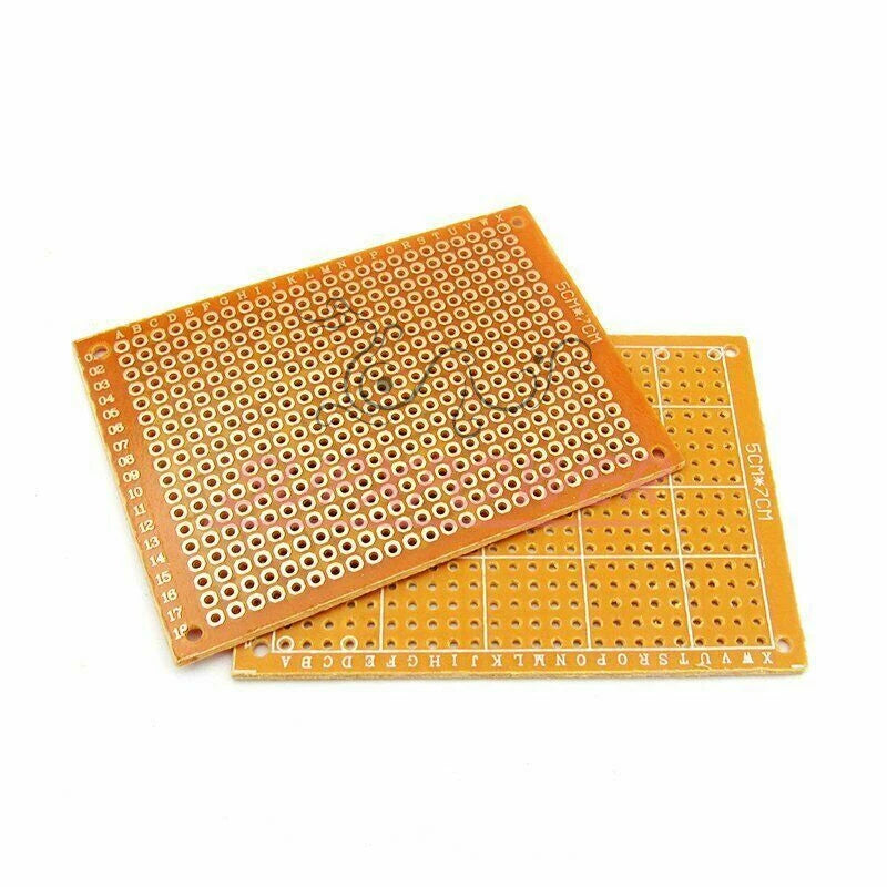 Universal Prototype Electronic Component Paper PCB Test Circuit Board 5*7cm 5PCS