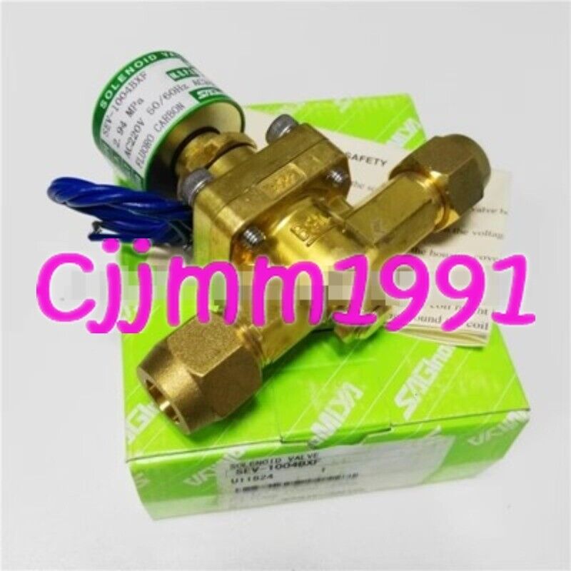 New SAGINOMIYA Solenoid Valve SEV-1004DXF - 1PC - SAGINOMIYA