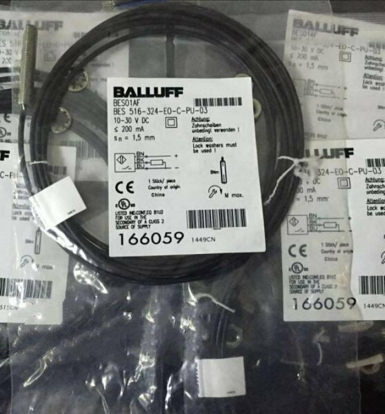 1PS Balluff Proximity Switch BES 516-324-E0-C-PU-03 - BALLUFF