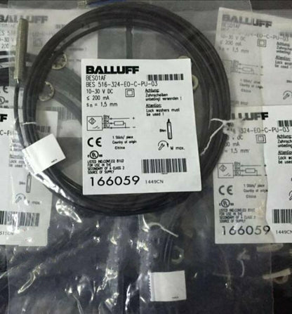 1PS Balluff Proximity Switch BES 516-324-E0-C-PU-03 - BALLUFF