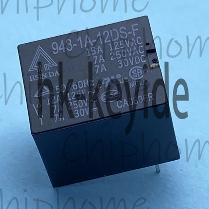 1Pcs HSINDA 943-1A-12DS-F Power Relay 4Pins
