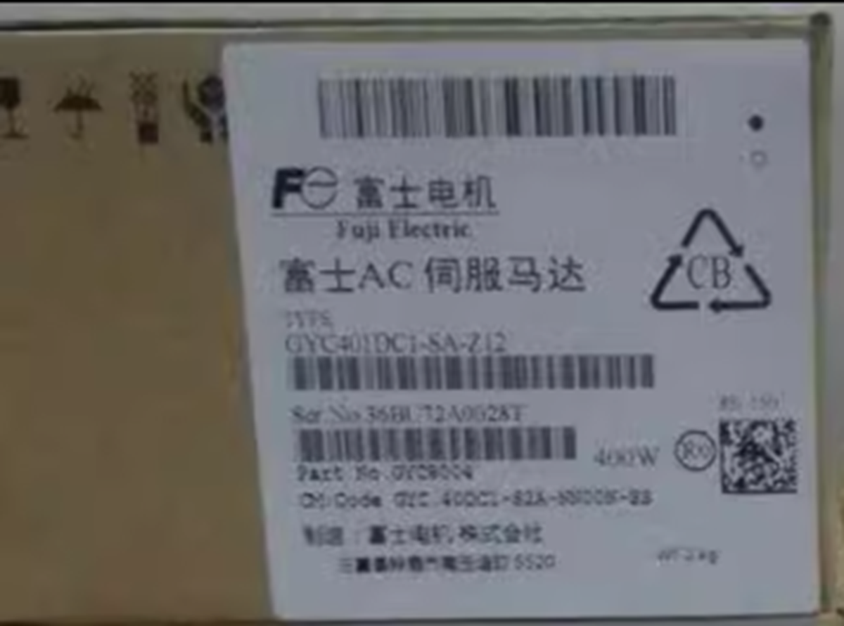 New FUJI AC Servo Motor GYC401DC1-SA-Z12 - FUJI