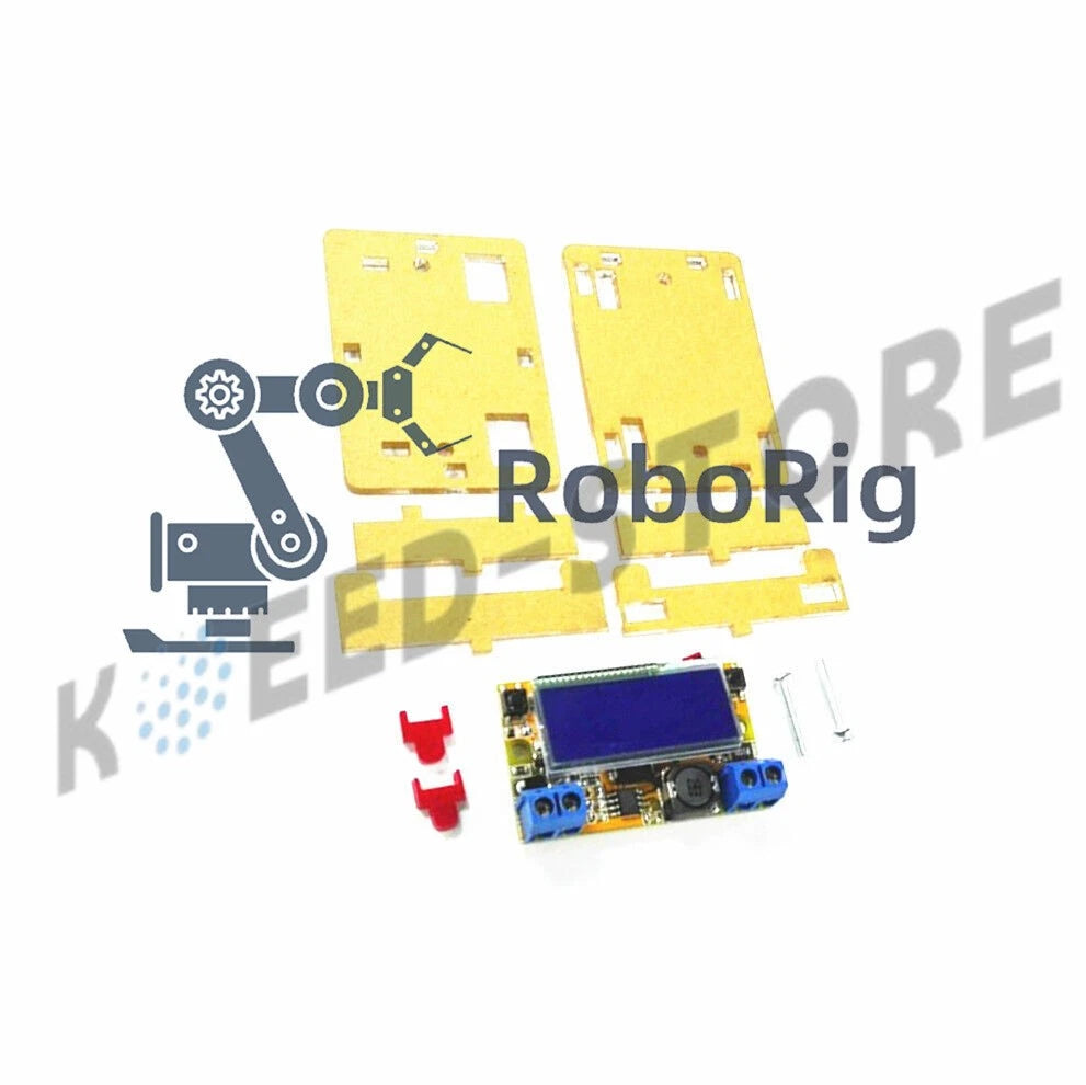 DC-DC Adjustable Step-down Power Supply Module Voltage Current LCD Display Shell