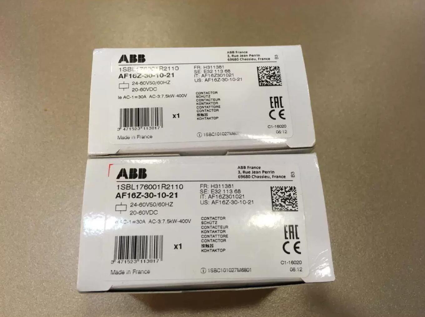 ABB AF16Z-30-10 Series DC Contactor In Box