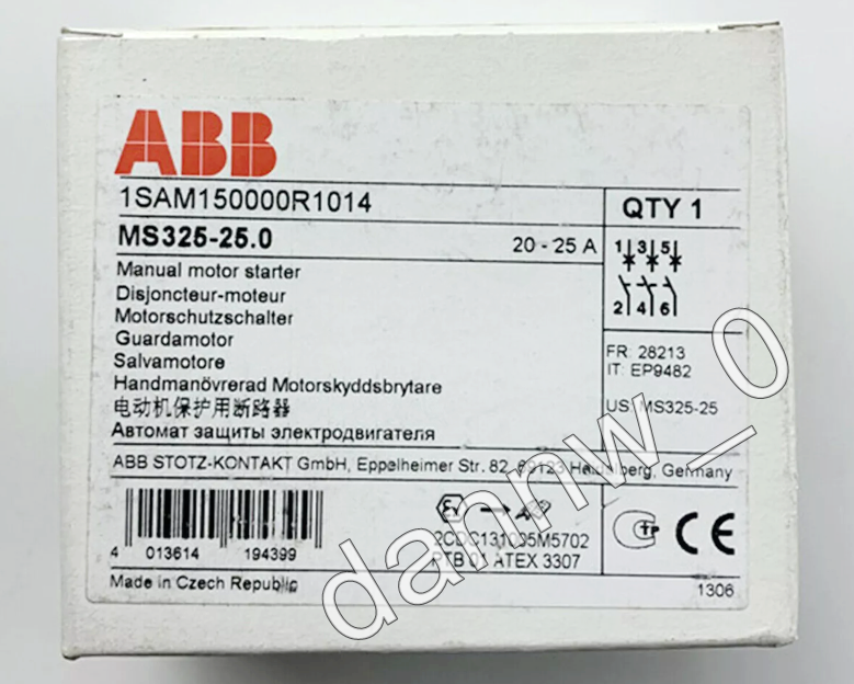 ABB MS325-25 1SAM150000R0011 Manual Motor Starter - ABB