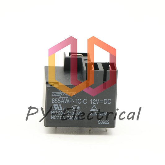 10PCS SONG CHUAN 855AWP-1C-C 12VDC Power Relay 12VDC 5Pin 20A 240VAC