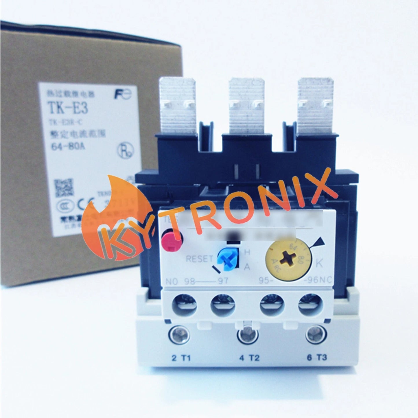 1PCS Fuji Electric Thermal Overload Relay TK-E3 64-80A