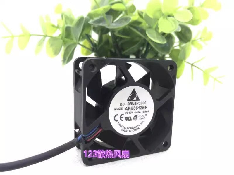 DELTA AFB0612EH-BROO 6025 DC12V 0.48A 6CM 3-Wire Cooling Fan