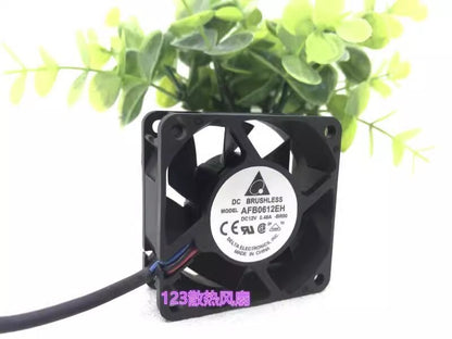 DELTA AFB0612EH-BROO 6025 DC12V 0.48A 6CM 3-Wire Cooling Fan