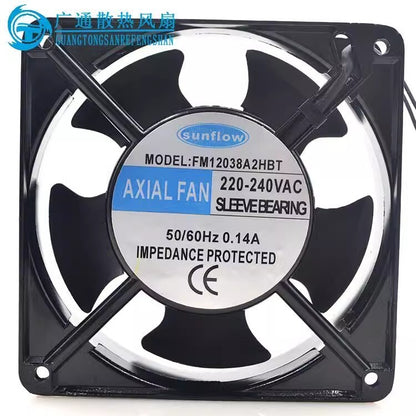 sunflow FM12038A2HBT 12038 220V-240V 0.14A 12CM AC Cooling Fan