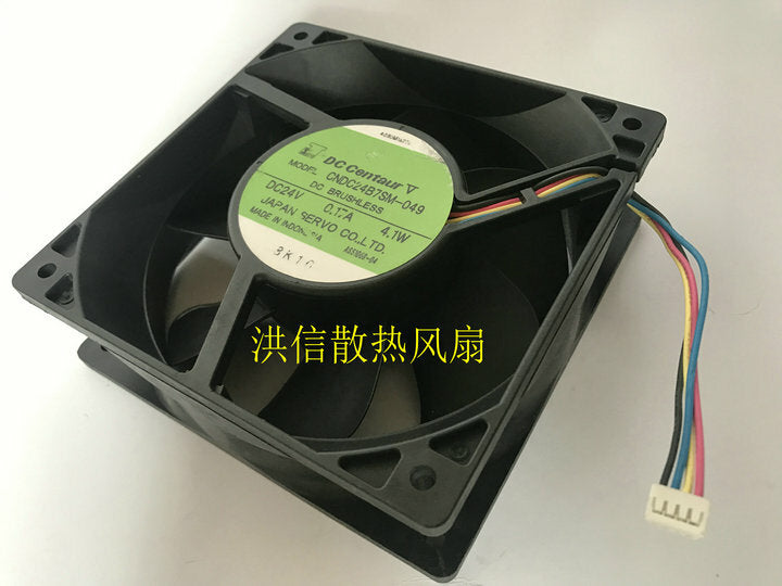 1pcs SERVO CNDC24B7SM-049 DC24V 0.17A 4.1W 12038 cooling fan 4pin