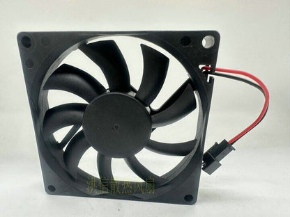new 1 PCS HUITONG Fan HT-08015S12L DC 12V 0.12A 8015 8cm 2 wire cooling fan - HUITONG