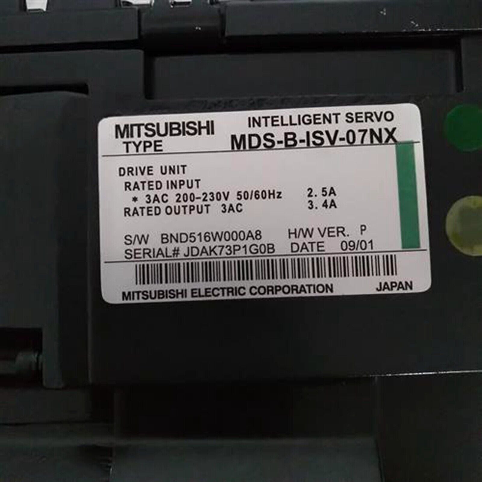 new MITSUBISHI MDS-B-ISV-07NX Servo Drive MDSBISV07NX - MITSUBISHI