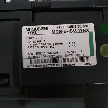new MITSUBISHI MDS-B-ISV-07NX Servo Drive MDSBISV07NX - MITSUBISHI