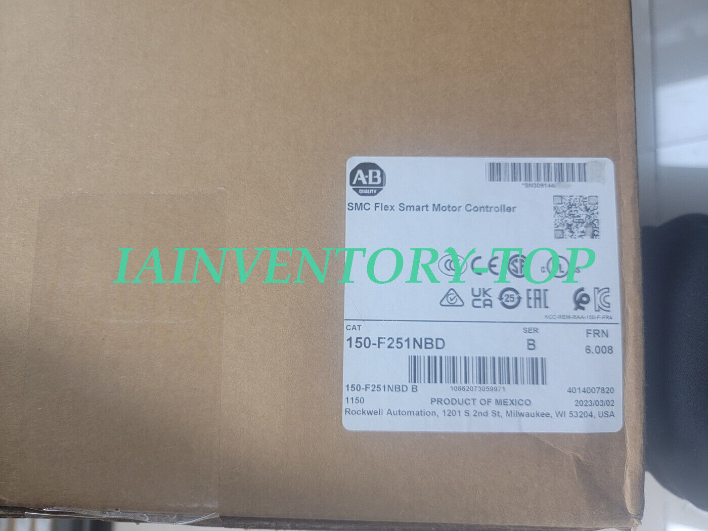 Allen Bradley SMC Flex Smart Motor Controller AB 150F251NBD - High-Performance Motor Control Solution - ALLEN BRADLEY