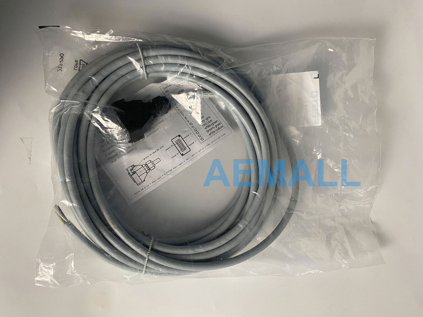 1pcs Festo KMPV-SUB-D-15-10 177674 Connecting Cable/Plug Socket with Cable