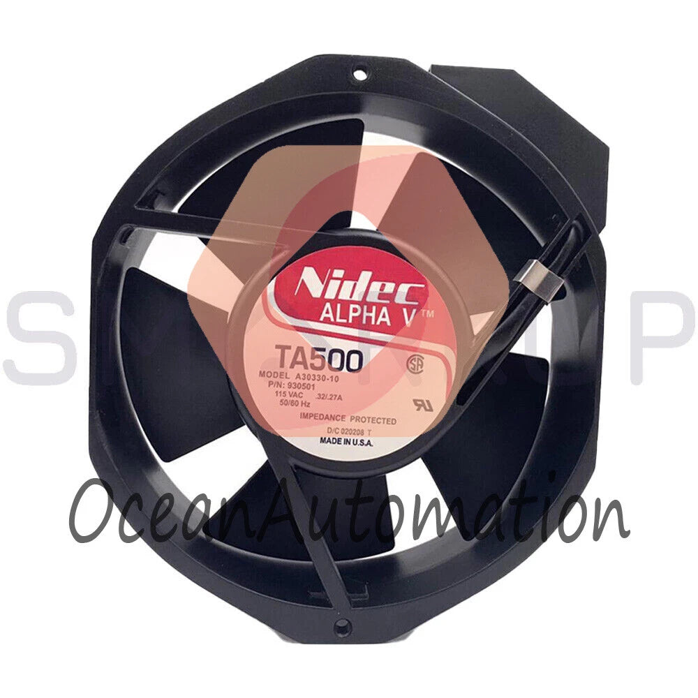 TORIN NIDEC ALPHAV A30200-10 TA500 Aluminum Frame Fan 115V