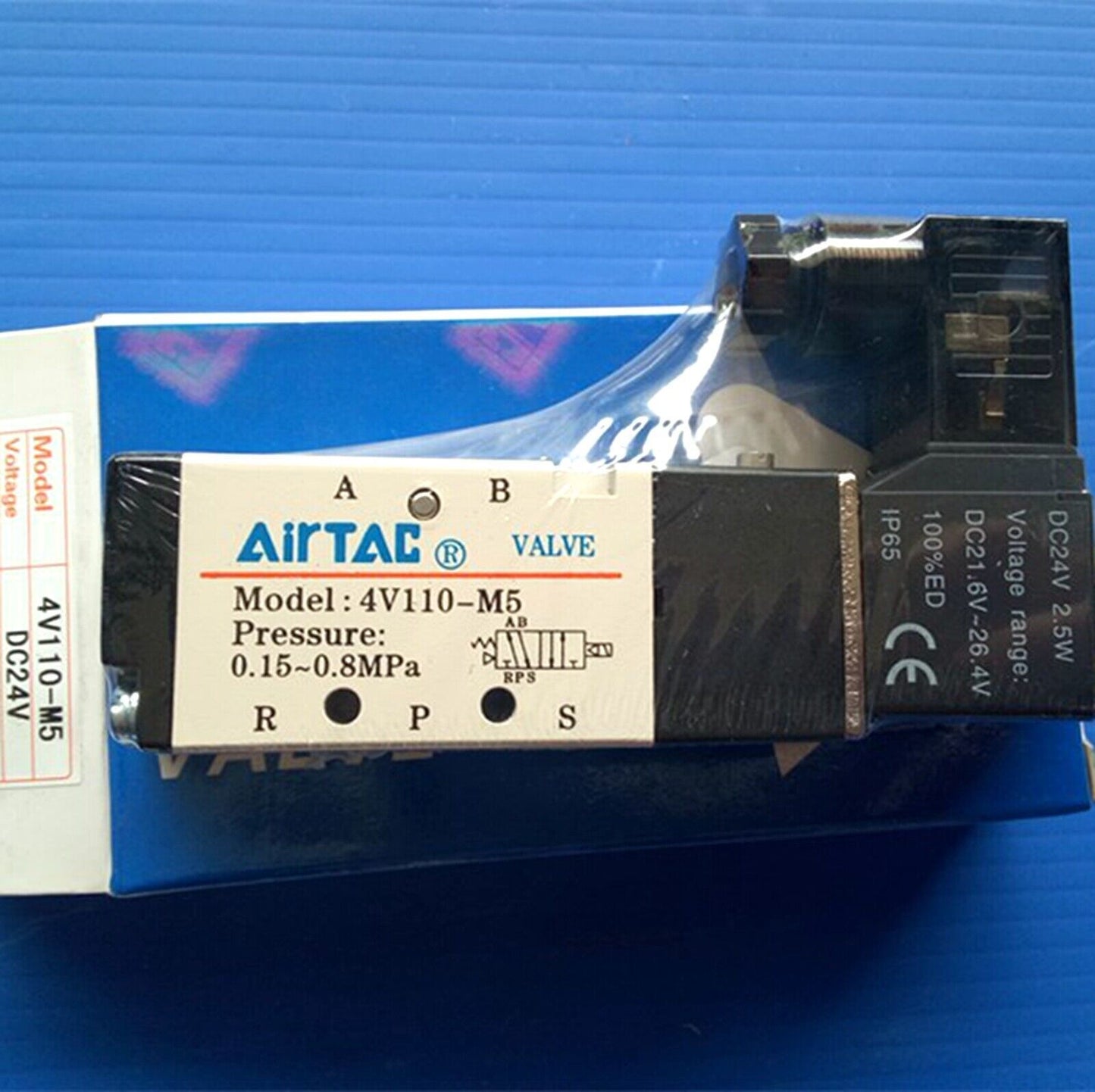 4V110-M5 DC24V AIRTAC Solenoid Valve - AIRTAC