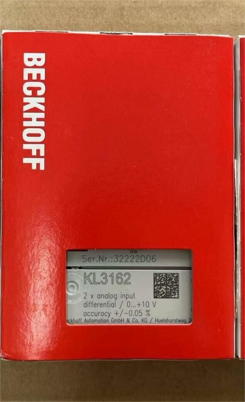 1PC BECKHOFF KL3162 Module PLC - New In Box - BECKHOFF
