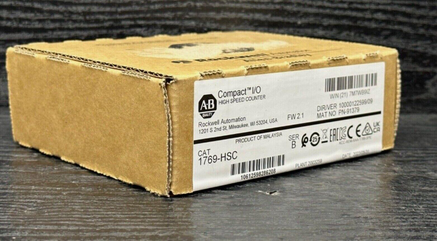 New CompactLogix 1769-HSC High-Speed Module - COMPACTLOGIX