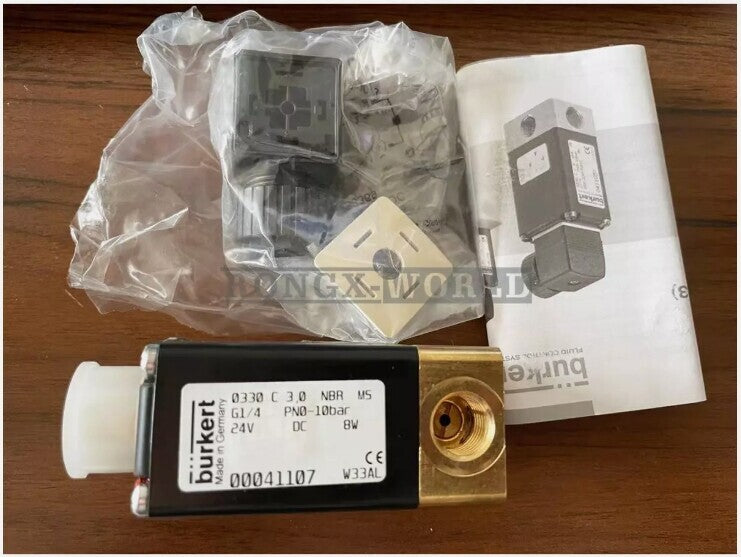ONE Burkert 0330C G1/4 24V 00041107 Solenoid Valve