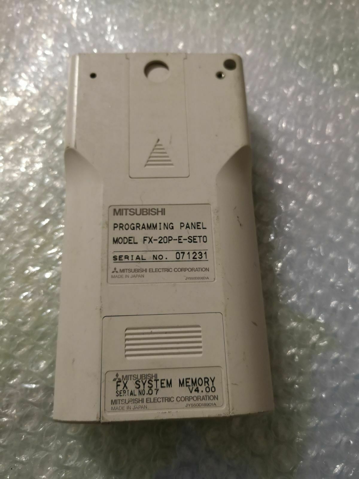 Mitsubishi FX-20P-E-SET0 Programmer Handheld Panel - MITSUBISHI