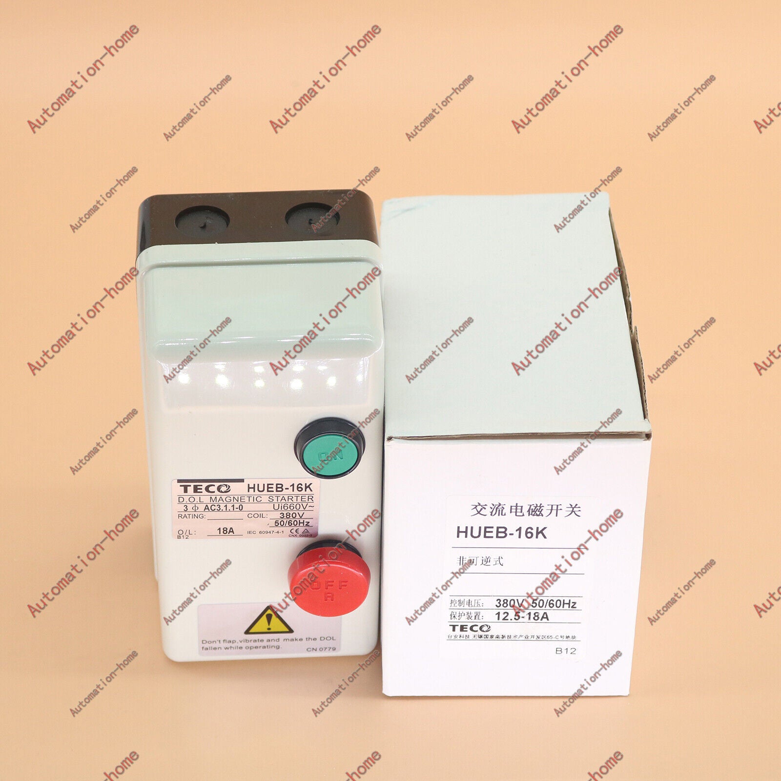 TECO HUEB-16K 12.5-18A Magnetic Starter - TECO