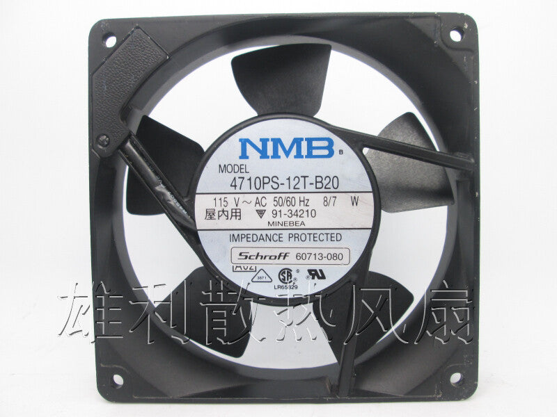 1pcs NMB 4710PS-12T-B20 12025 AC 115V 8 / 7W 12CM AC cooling fan