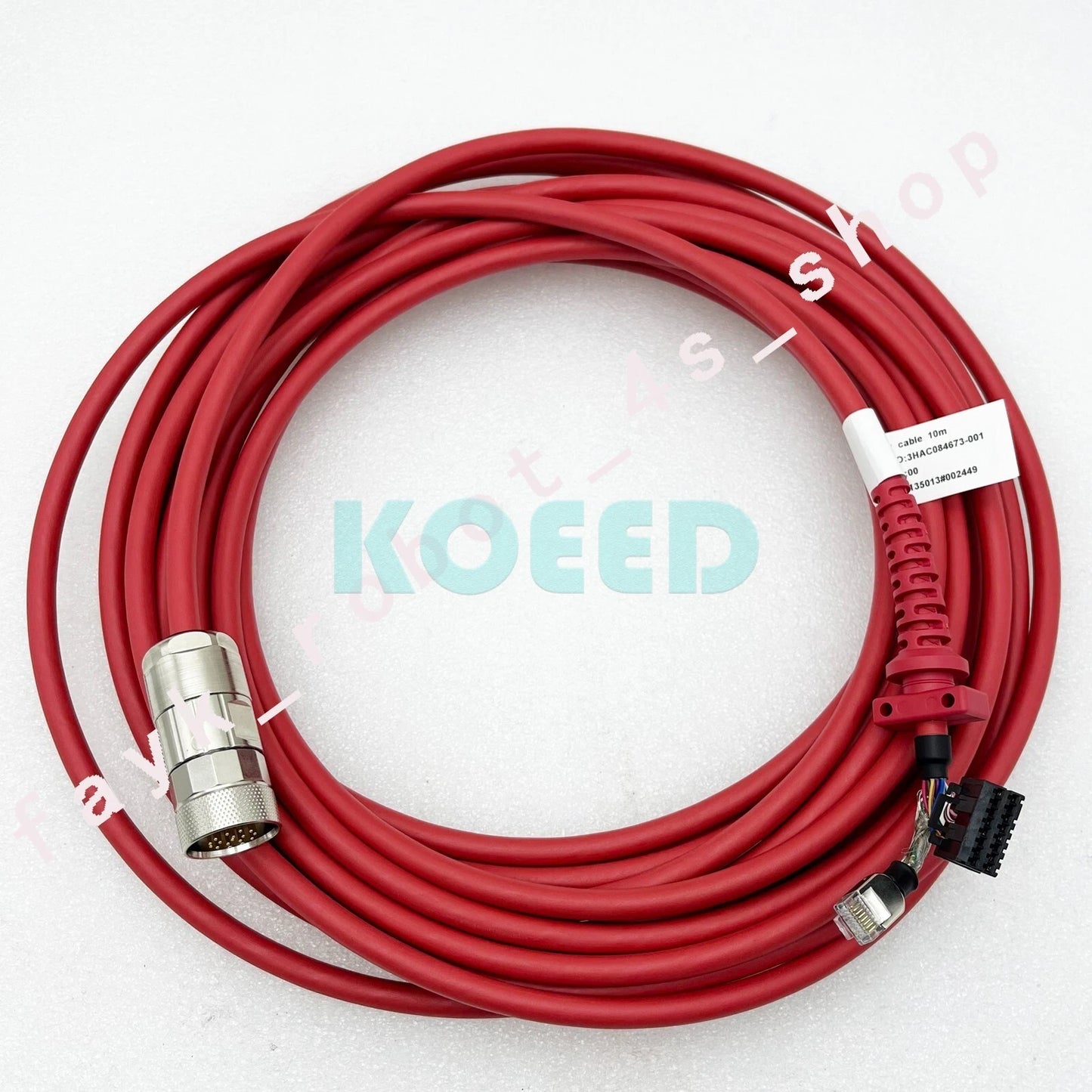 1Pc 10M Cable plug For ABB robot DSQC3120 3HAC085590-001 teach pendant connector
