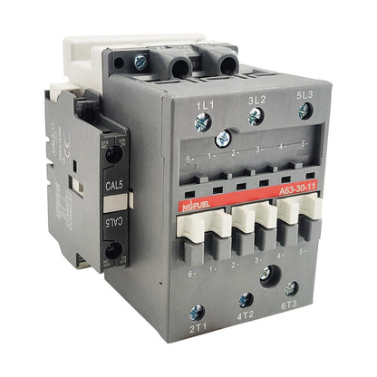 New A63-30 Contactor 120V, 3P AC 63A, coil, perfect for industrial use - ELECTROTECH