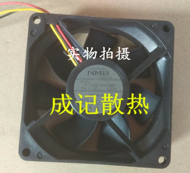 1pcs NMB 3110SB-05W-B89 8025 24V inverter cooling fan