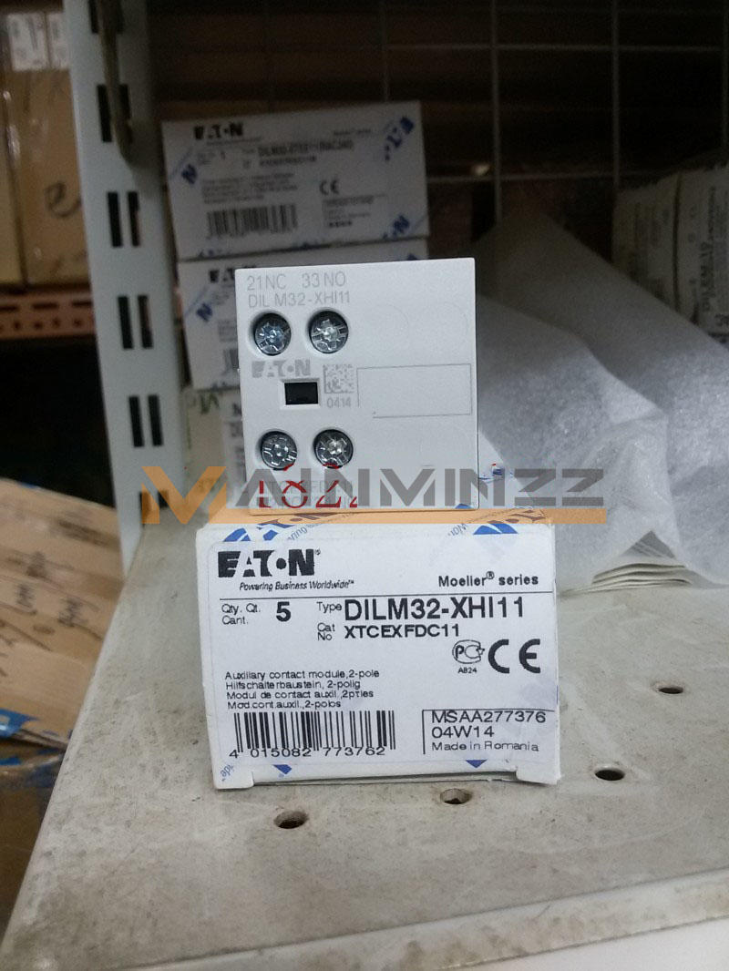 new  5pcs EATON DILM32-XHI11 Auxiliary Contact Module 2 Pole EATON