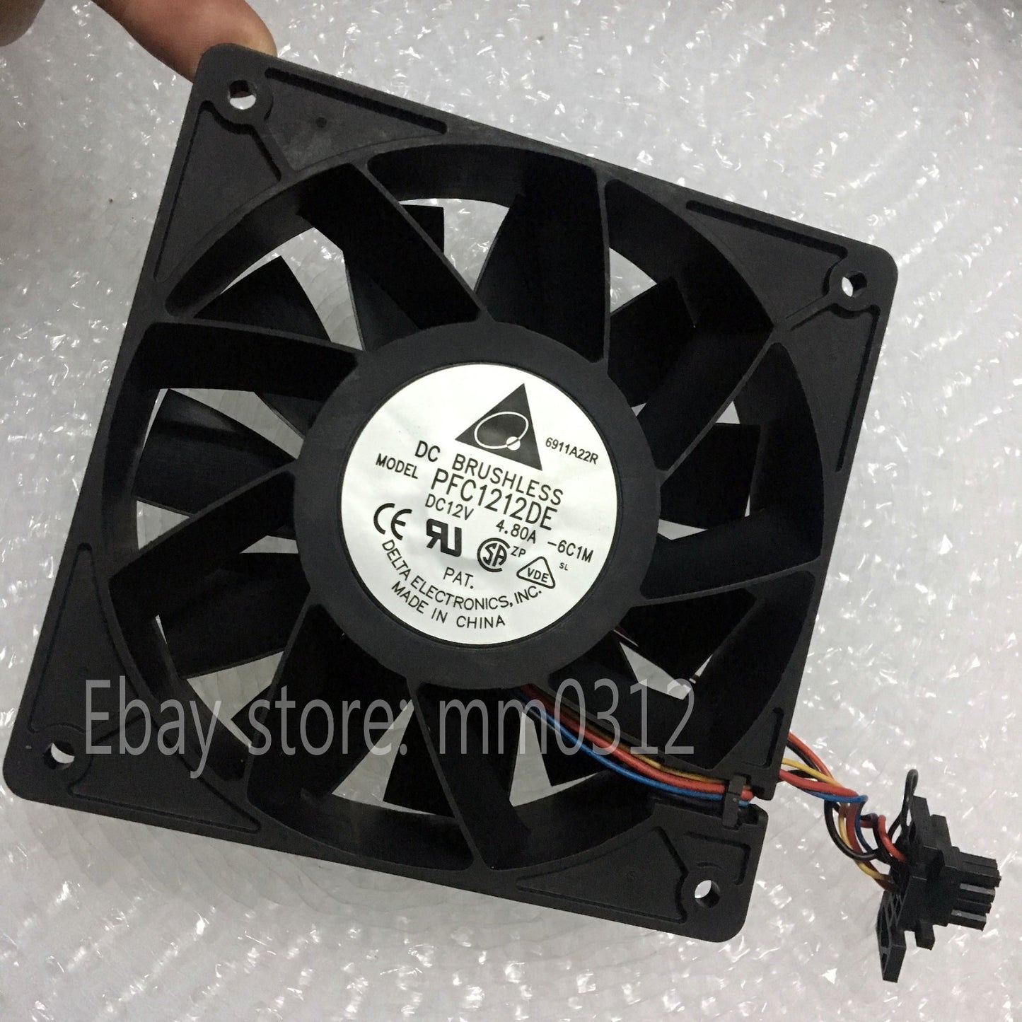 PFC1212DE 12038 12V 4.8A 12CM large air volume server double ball cooling fan