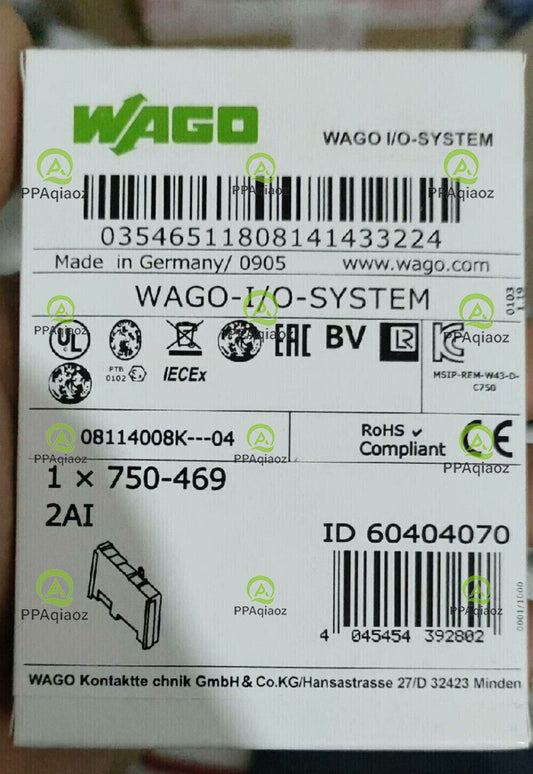 1PC WAGO 750-469 PLC Module - WAGO