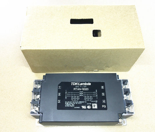 new 1pcs RTAN-5020 TDK Lambda 3-phase Power Filter EMC Filter 500V 20A - TDK