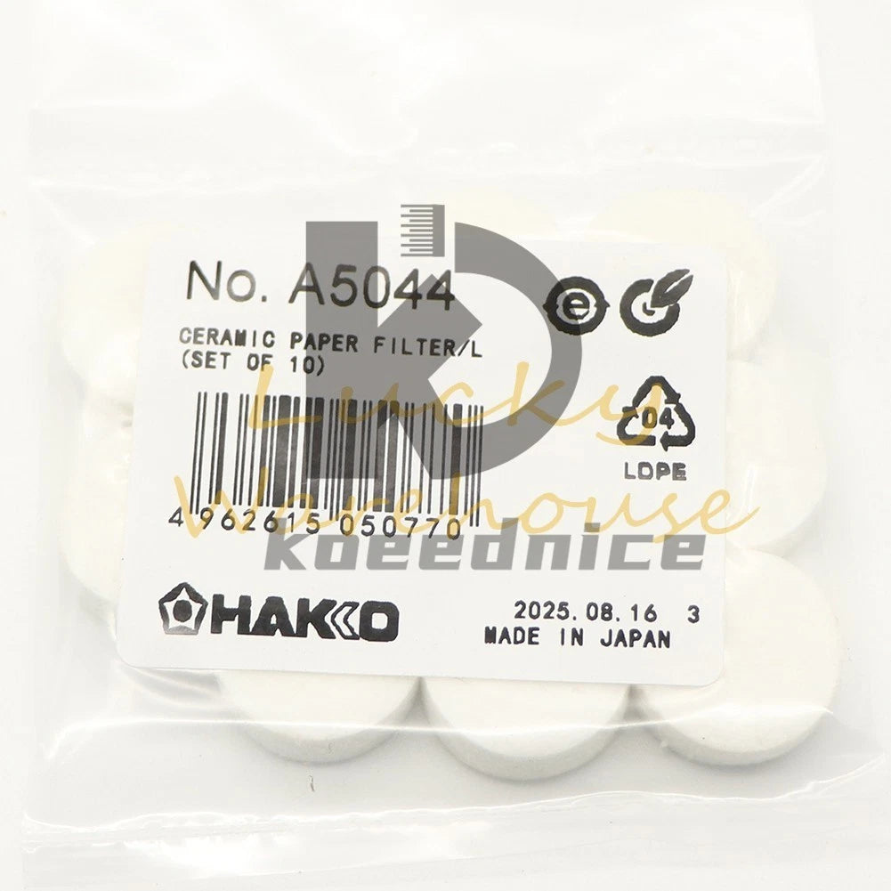 100pcs (10bag) For Hakko A5044 Ceramic Paper Filter instead of A1033