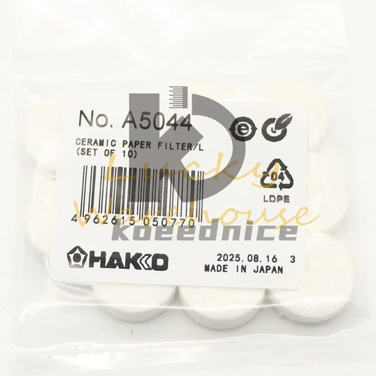 100pcs (10bag) For Hakko A5044 Ceramic Paper Filter instead of A1033
