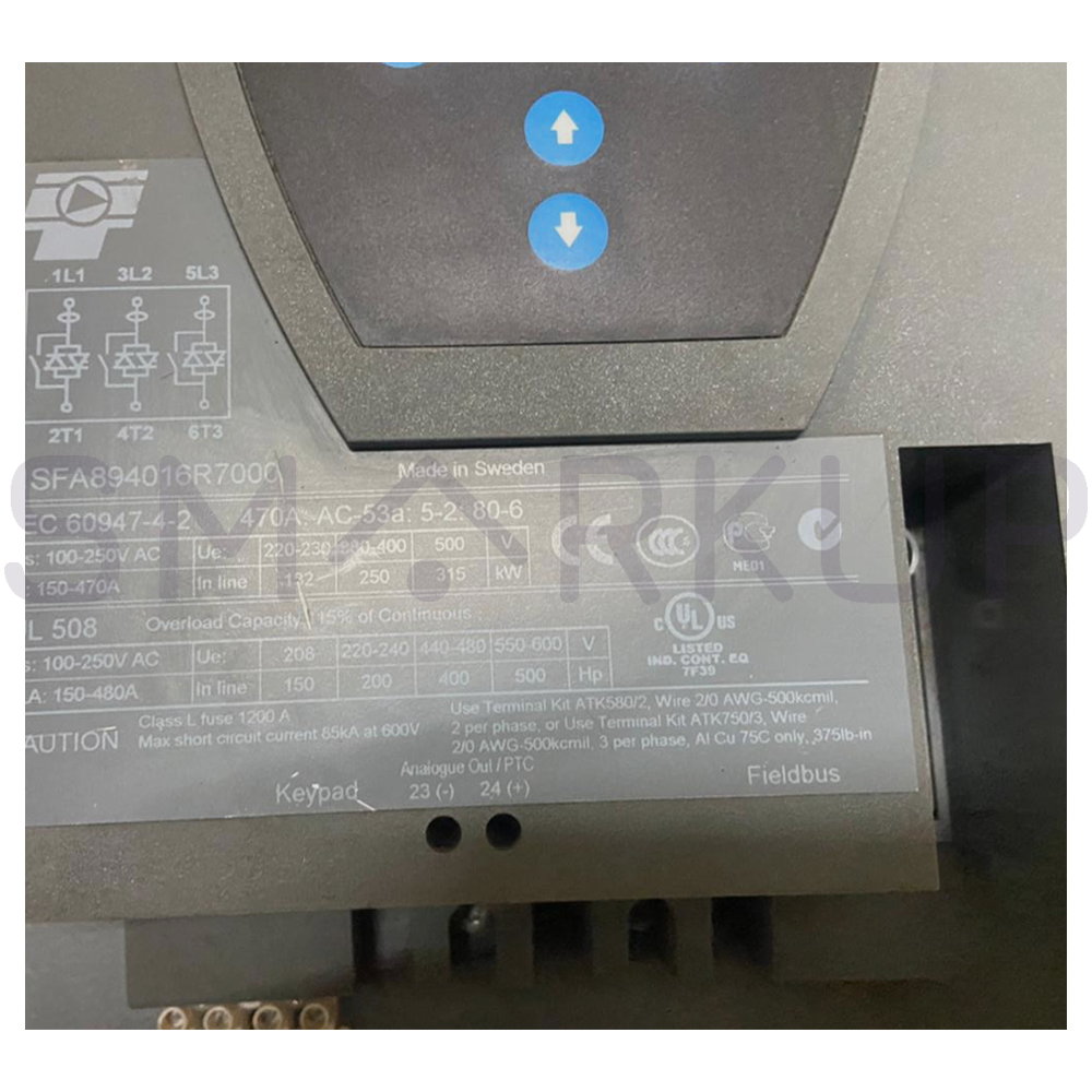 used & Tested ABB PSTB470-600-70 1SFA894016R7000 Soft Starter - ABB