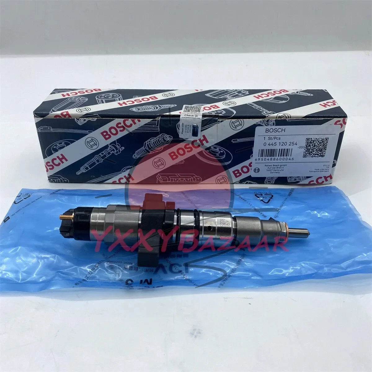 4x 0445120254 5263317 Diesel Fuel Injector for Cummins ISB QSB 5.9L Engines