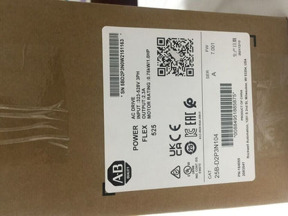 Allen-Bradley PowerFlex 525 AB VFD 0.75kW 1HP AC Drive - ALLEN-BRADLEY