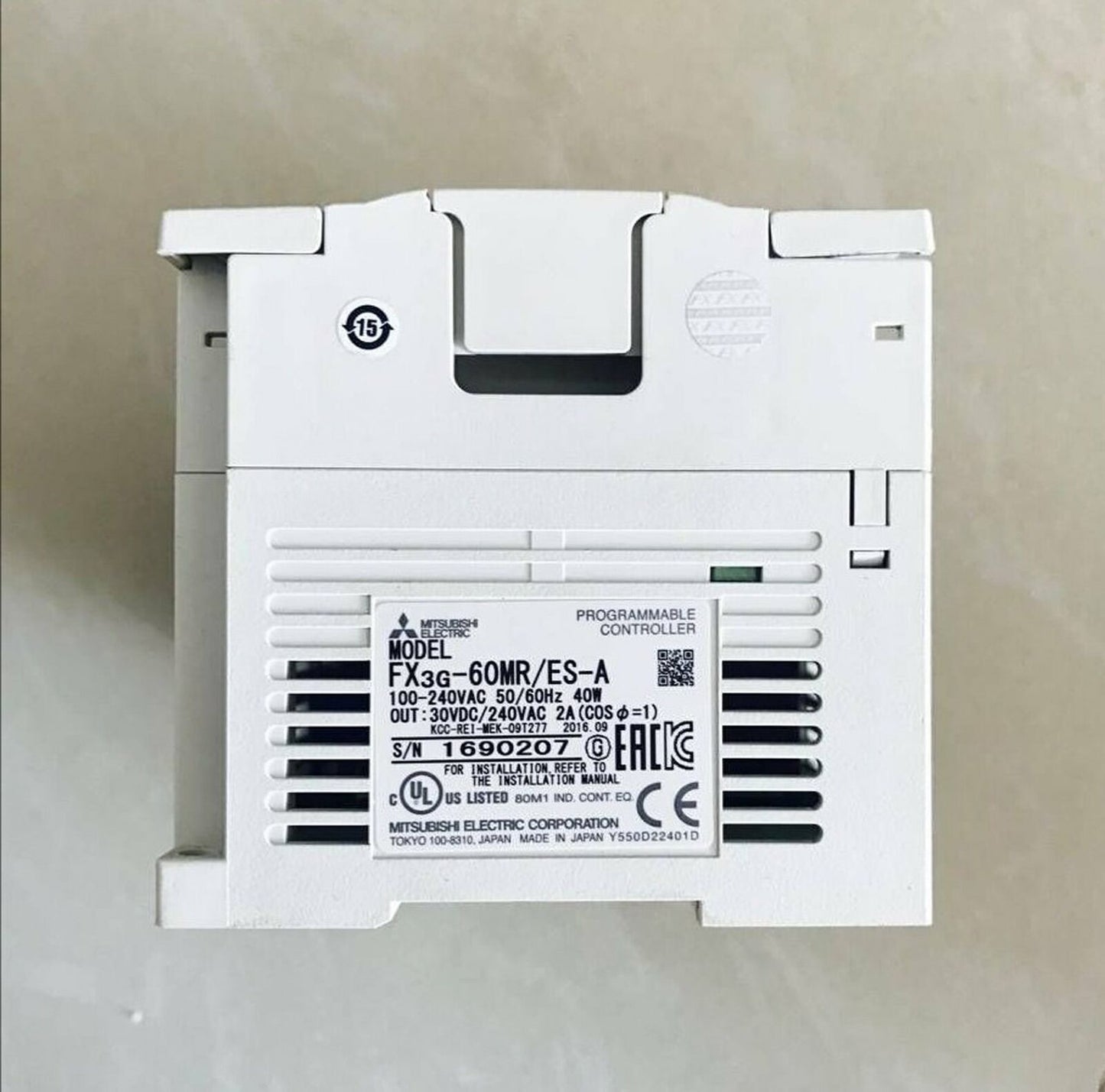 Used ONE Mitsubishi FX3G-60MR Tested Quality Assureance - MITSUBISHI