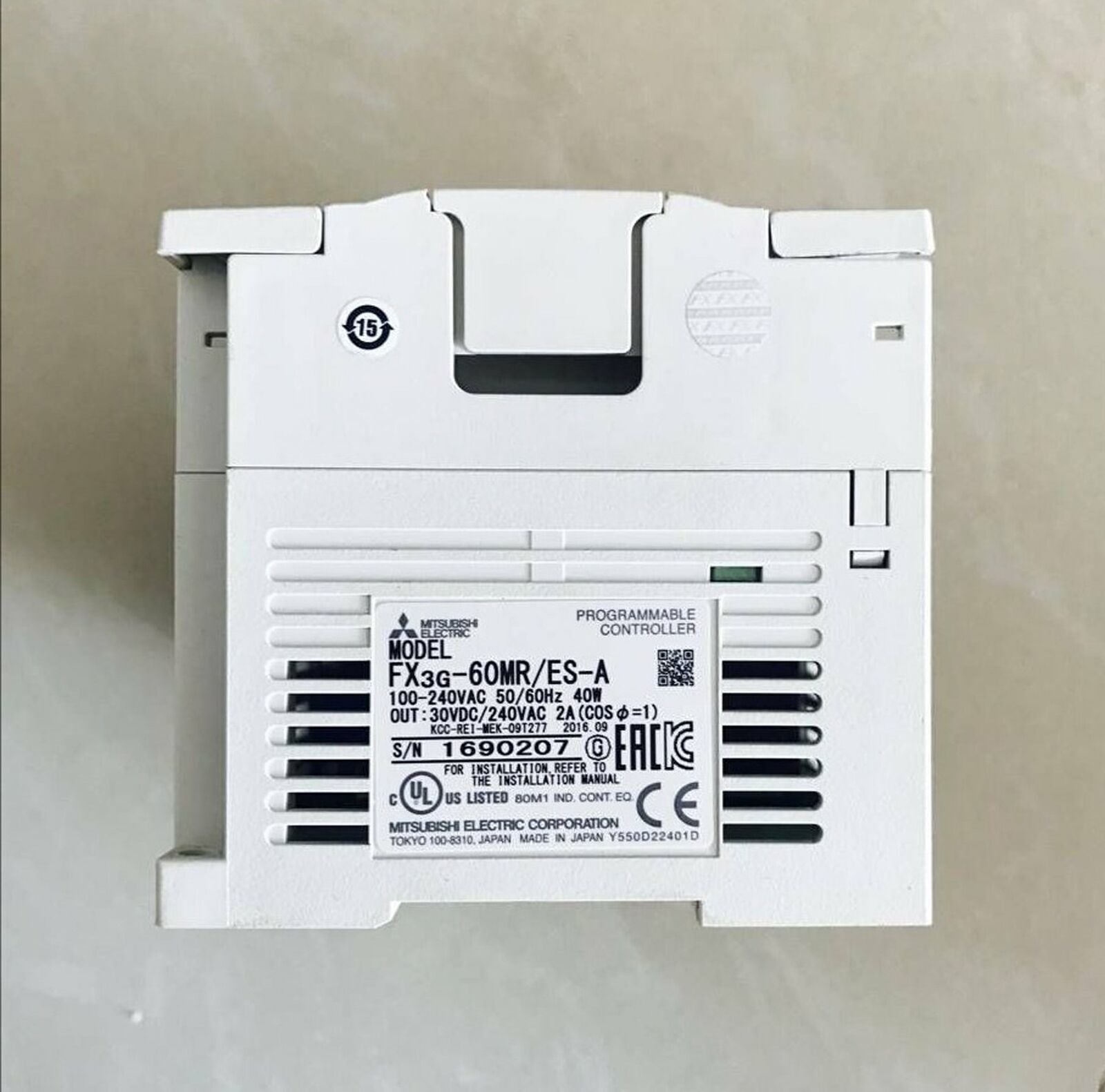 Used ONE Mitsubishi FX3G-60MR Tested Quality Assureance - MITSUBISHI