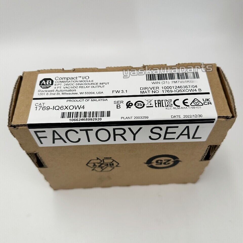 Sealed AB 1769 Relay Module 24VDC Input - NEW SEALED AB