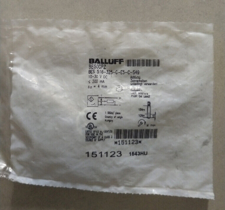 Proximity Switch Fast – BALLUFF BES 516-325-G-E5-C-S49 - BALLOFF