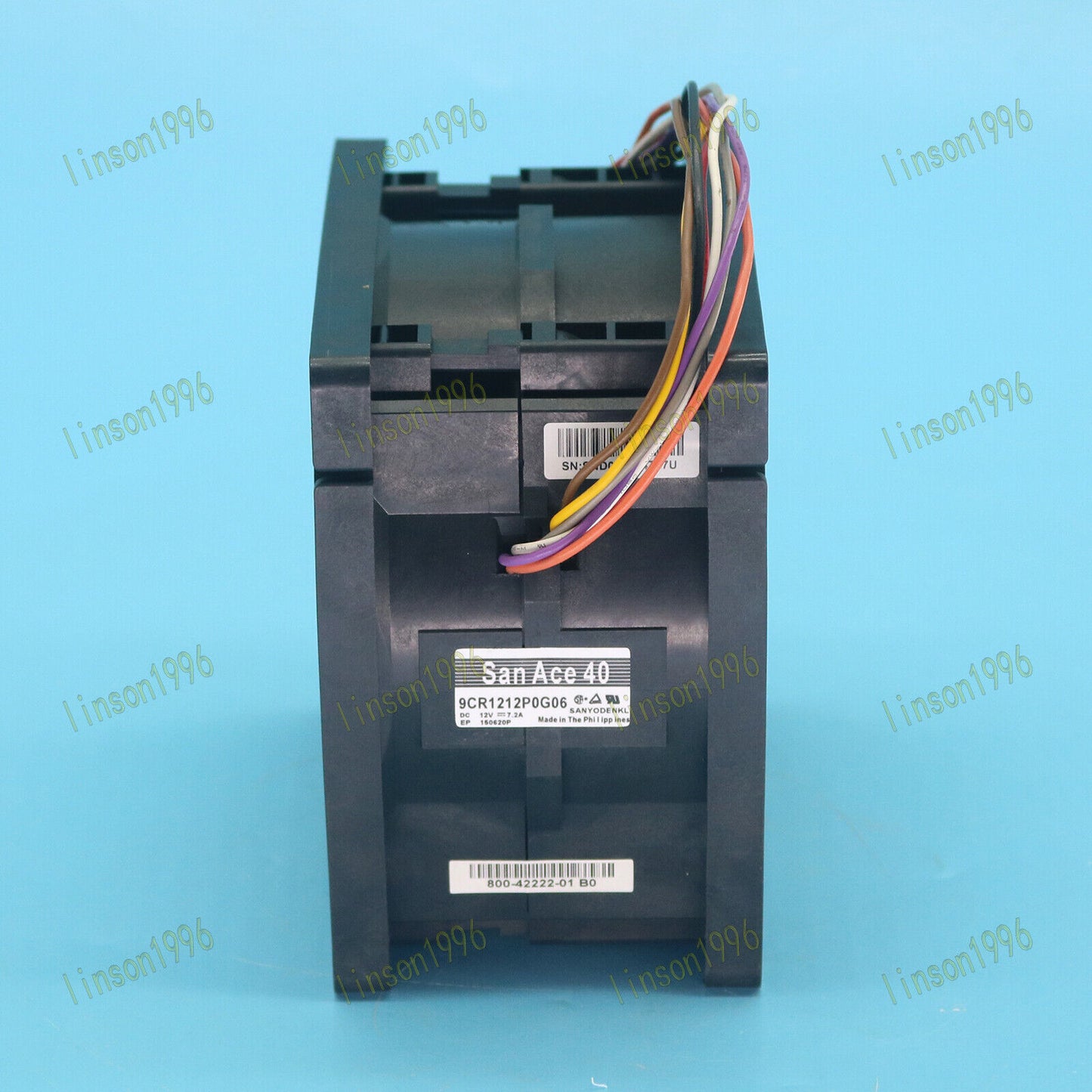 1PC 9CR1212P0G06 For SANYO Cooling Fan San Ace120 12V 7.2A - SANYO